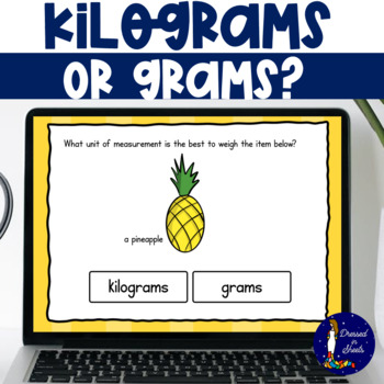 Preview of Kilograms or Grams? BOOM Cards