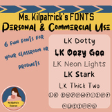 Kilpatrick Fonts Vol. 3| 6 different fonts in 2 formats