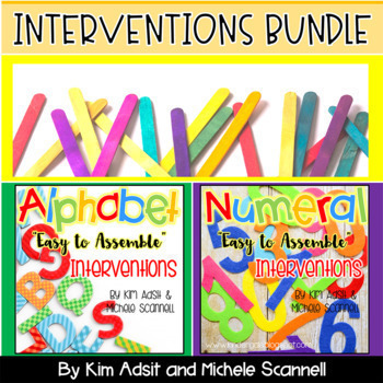 Preview of Kim and Michele's Intervention Bundle by Kim Adsit and Michele Scannell