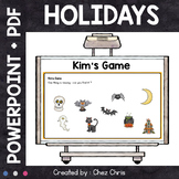Kim's Game - Holidays : Halloween, Thanksgiving, Christmas