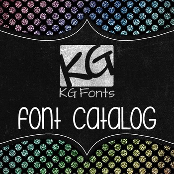 Preview of Kimberly Geswein Fonts Catalog