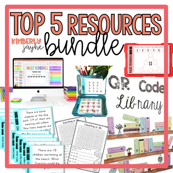 Preview of Kimberly Jayne Creates Top 5 Resources Bundle