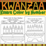 Kinara Color by Teen Number | Kwanza Coloring pages | Kina