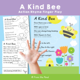 Kind Bee Finger Play Action Rhyme