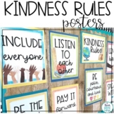 Kind Class Rules Posters Classroom Bulletin Board 