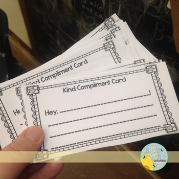 Preview of Free! Kind Compliment Card - Friendship Tool #kindnessnation #weholdthesetruths