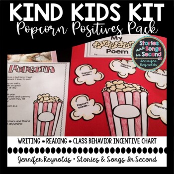 Kind Kids Kit-Popcorn Positives Literacy and Incentive Activities