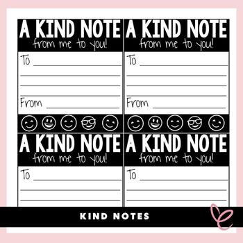 Preview of Kind Notes | Random Acts of Kindness