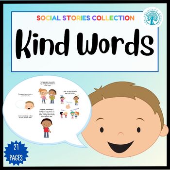 Preview of Kind Words Social Story