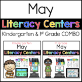 Kinder 1st Grade MAY Literacy Centers