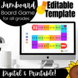 EDITABLE Board Game Template for Jamboard | Digital Math B