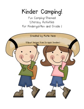 Preview of Kinder Campers: Camping Themed Emergent Reader and Book List