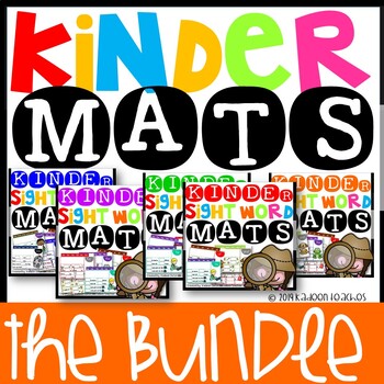 Preview of Sight Word Interactive Mats-Kindergarten Bundle