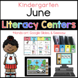 Kinder June Literacy Centers