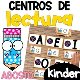 Kinder Literacy Centers Spanish - Centros de Lectura para 