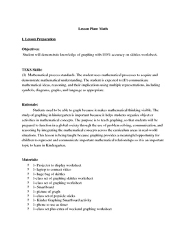 Preview of Kinder Math: Graphing- Weather