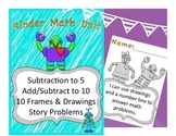 Kinder Math: Introduce Subtraction, Subtract and Add withi