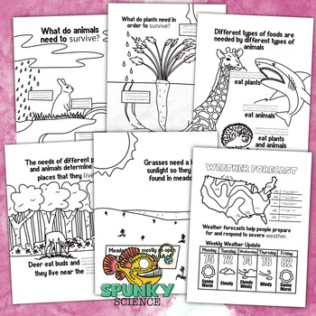 Kinder NGSS Science Coloring Book by Spunky Science | TPT