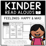 Kinder Read Alouds - Feelings: Happy & Mad -