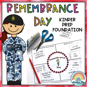 Preview of Remembrance Day Activities Australia - Foundation, Kindergarten, Prep