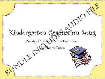 Preview of Kinder "Shake it Off' graduation parody song. Mp3 guide and instrumental.