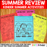 Summer Review Packet Kindergarten, End of the Year Activit