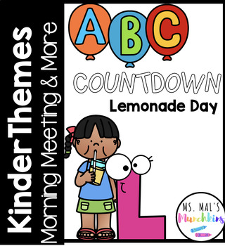 Preview of Kinder Themes - ABC End of Year Countdown - Lemonade Day