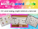 Kinder Word Work: CVC Word Reading, Simple Sentences