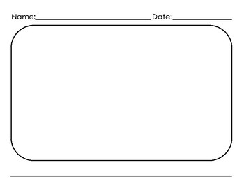 Preview of Kinder Writing Paper With Picture Box (1 line)