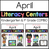 Kinder and 1st Grade April Literacy Centers