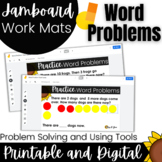 Kinder and 1st Grade Word Problems Task Cards|  Digital Ma