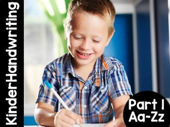 Preview of KinderHandwriting Kindergarten Handwriting Curriculum Part One