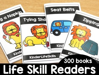 Preview of KinderLifeSkills Readers