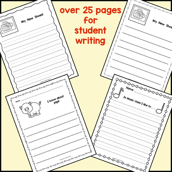 Writing Process Activities by KinderLit | Teachers Pay Teachers