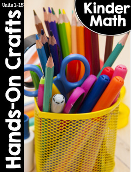 Preview of KinderMath® Kindergarten Math Hands-On Crafts