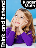 KinderMath® Kindergarten Math Think and Extend - Exit Tickets