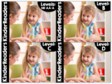 KinderReaders BUNDLED Fiction A-D Distance Learning | Homeschool Compatible |