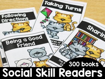 Preview of KinderSocialSkills: Social Skills Easy Readers