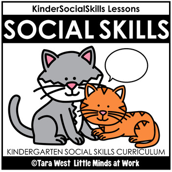 Preview of KinderSocialSkills: Social Skill Curriculum | GOOGLE™ READY | Distance Learning