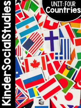 Preview of KinderSocialStudies™ Kindergarten Social Studies Unit Four: Countries