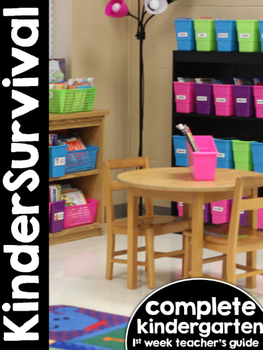 Preview of KinderSurvival: Kindergarten Back to School Curriculum
