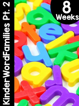 Preview of KinderWordFamilies® Part 2 Word Families Curriculum