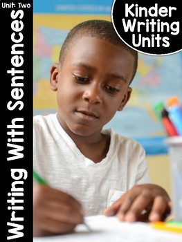 Preview of KinderWriting® Curriculum Unit 2: Kindergarten Writing With Sentences