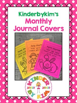 Preview of KinderbyKim's  Monthly  Journal Covers