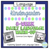 Kindergarten Daily Language RTI MTSS Activities and Data C