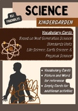 Kindergarden: Science Vocabulary Cards