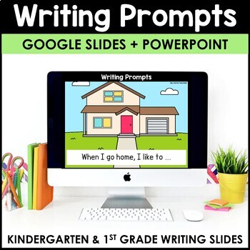 Preview of Kindergarten Writing Units Bundle Prompts Opinion Narrative How To Center