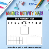 Kindergarten 1-10 Number Activity Mats