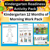 Kindergarten 12 Months of Morning Work Pack|Kindergarten R