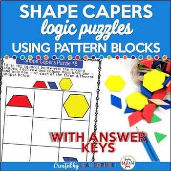 Preview of Kindergarten 1st 2nd || Logic Puzzles Hands On Problem Solving Brain Teasers